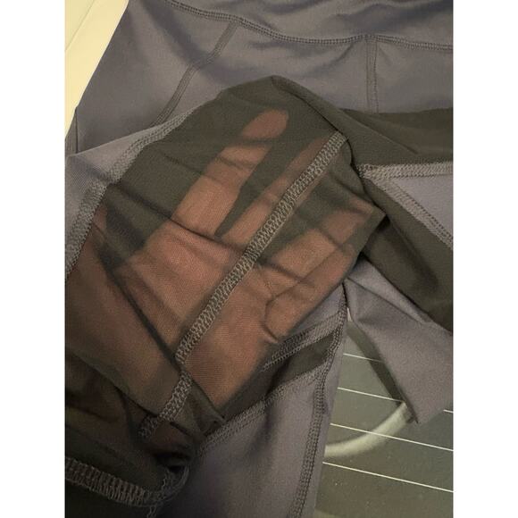 NEW Vina Women’s Small Black Leggings Mesh Cutout Yoga Running Pocket NWT - Picture 5 of 8